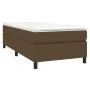 Brown fabric bed frame 100x200 cm by vidaXL, Beds and slatted bases - Ref: Foro24-3120841, Price: 91,54 €, Discount: %