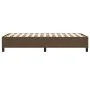 Brown fabric bed frame 100x200 cm by vidaXL, Beds and slatted bases - Ref: Foro24-3120841, Price: 91,54 €, Discount: %