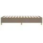 Taupegrauer Bettrahmen aus Stoff, 100 x 200 cm von vidaXL, Betten und Lattenroste - Ref: Foro24-3120941, Preis: 78,38 €, Raba...