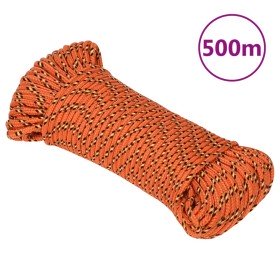 Cuerda de barco polipropileno naranja 5 mm 500 m