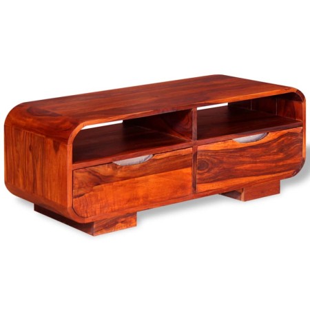 Mesa de centro de madera maciza de sheesham 90x40x35 cm de vidaXL, Mesas de centro - Ref: Foro24-243950, Precio: 167,34 €, De...