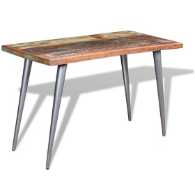 Esstisch aus recyceltem Massivholz, 120 x 60 x 76 cm von vidaXL, Küchen- und Esstische - Ref: Foro24-244242, Preis: 161,83 €,...