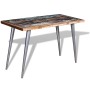 Esstisch aus recyceltem Massivholz, 120 x 60 x 76 cm von vidaXL, Küchen- und Esstische - Ref: Foro24-244242, Preis: 161,83 €,...