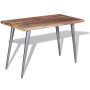 Esstisch aus recyceltem Massivholz, 120 x 60 x 76 cm von vidaXL, Küchen- und Esstische - Ref: Foro24-244242, Preis: 161,83 €,...