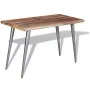 Recycled solid wood dining table 120x60x76 cm by vidaXL, Kitchen and dining tables - Ref: Foro24-244242, Price: 169,62 €, Dis...