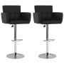 Küchenbarhocker 2 Einheiten aus schwarzem Kunstleder von vidaXL, Küchenhocker - Ref: Foro24-323654, Preis: 167,14 €, Rabatt: %