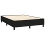 Black fabric bed frame 140x190 cm by vidaXL, Beds and slatted bases - Ref: Foro24-3120856, Price: 117,61 €, Discount: %