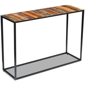 Solid recycled wood console table 110x35x76 cm by vidaXL, Side tables - Ref: Foro24-243337, Price: 86,68 €, Discount: %