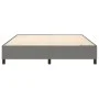 Estructura de cama de tela gris oscuro 160x200 cm de vidaXL, Camas y somieres - Ref: Foro24-3120871, Precio: 131,13 €, Descue...