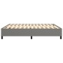 Dark gray fabric bed frame 160x200 cm by vidaXL, Beds and slatted bases - Ref: Foro24-3120871, Price: 128,15 €, Discount: %