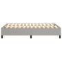 Light gray fabric bed frame 120x200 cm by vidaXL, Beds and slatted bases - Ref: Foro24-3120846, Price: 111,32 €, Discount: %