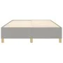 Light gray fabric bed frame 140x200 cm by vidaXL, Beds and slatted bases - Ref: Foro24-3120961, Price: 126,90 €, Discount: %
