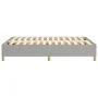 Light gray fabric bed frame 140x200 cm by vidaXL, Beds and slatted bases - Ref: Foro24-3120961, Price: 126,90 €, Discount: %
