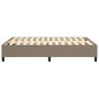 Taupe gray fabric bed frame 140x200 cm by vidaXL, Beds and slatted bases - Ref: Foro24-3120866, Price: 153,22 €, Discount: %