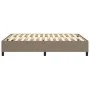 Taupe gray fabric bed frame 140x200 cm by vidaXL, Beds and slatted bases - Ref: Foro24-3120866, Price: 150,31 €, Discount: %