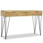 Solid teak console table 120x35x76 cm by vidaXL, Side tables - Ref: Foro24-244573, Price: 163,82 €, Discount: %
