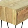 Solid teak console table 120x35x76 cm by vidaXL, Side tables - Ref: Foro24-244573, Price: 162,78 €, Discount: %