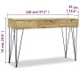 Mesa consola de teca maciza 120x35x76 cm de vidaXL, Mesas auxiliares - Ref: Foro24-244573, Precio: 162,43 €, Descuento: %