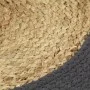 Round placemat 6 pcs jute natural cotton gray 38cm by vidaXL, Placemats - Ref: Foro24-133859, Price: 29,00 €, Discount: %