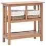Solid recycled wood console table 69x28x70 cm by vidaXL, Side tables - Ref: Foro24-244489, Price: 203,69 €, Discount: %