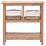Solid recycled wood console table 69x28x70 cm by vidaXL, Side tables - Ref: Foro24-244489, Price: 203,69 €, Discount: %