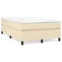Cream fabric bed frame 120x200 cm by vidaXL, Beds and slatted bases - Ref: Foro24-3120851, Price: 117,58 €, Discount: %