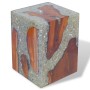 Hocker aus massivem Teakholz und Harzholz von vidaXL, Klapphocker und Stühle - Ref: Foro24-243468, Preis: 143,16 €, Rabatt: %