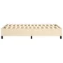 Cream fabric bed frame 120x200 cm by vidaXL, Beds and slatted bases - Ref: Foro24-3120851, Price: 117,58 €, Discount: %