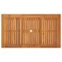 Solid acacia wood garden table 140x80x74 cm by vidaXL, Garden tables - Ref: Foro24-42618, Price: 185,05 €, Discount: %