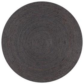Gray Round Handwoven Jute Rug 120cm by vidaXL, Rugs - Ref: Foro24-133666, Price: 47,69 €, Discount: %