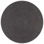 Gray Round Handwoven Jute Rug 120cm by vidaXL, Rugs - Ref: Foro24-133666, Price: 46,74 €, Discount: %