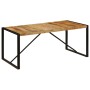 Solid rough mango wood dining table 180 cm by vidaXL, Kitchen and dining tables - Ref: Foro24-243997, Price: 218,07 €, Discou...