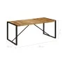 Solid rough mango wood dining table 180 cm by vidaXL, Kitchen and dining tables - Ref: Foro24-243997, Price: 216,78 €, Discou...
