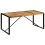Mesa de comedor de madera maciza de mango rugosa 180 cm de vidaXL, Mesas de cocina y de comedor - Ref: Foro24-243997, Precio:...