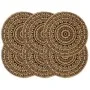 Runde Tischsets 6 Stück dunkelbraune Jute 38 cm von vidaXL, Tischsets - Ref: Foro24-133873, Preis: 28,18 €, Rabatt: %