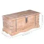 Baúl de almacenamiento de madera de acacia de vidaXL, Baúles de almacenamiento - Ref: Foro24-244053, Precio: 284,81 €, Descue...