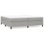 Light gray fabric bed frame 200x200 cm by vidaXL, Beds and slatted bases - Ref: Foro24-3120886, Price: 166,92 €, Discount: %