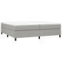 Light gray fabric bed frame 200x200 cm by vidaXL, Beds and slatted bases - Ref: Foro24-3120886, Price: 172,91 €, Discount: %