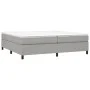 Light gray fabric bed frame 200x200 cm by vidaXL, Beds and slatted bases - Ref: Foro24-3120886, Price: 166,92 €, Discount: %