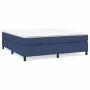 Blauer Stoffbettrahmen 160x200 cm von vidaXL, Betten und Lattenroste - Ref: Foro24-3120876, Preis: 124,04 €, Rabatt: %