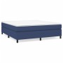 Estructura de cama de tela azul 160x200 cm de vidaXL, Camas y somieres - Ref: Foro24-3120876, Precio: 118,66 €, Descuento: %