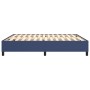Estructura de cama de tela azul 160x200 cm de vidaXL, Camas y somieres - Ref: Foro24-3120876, Precio: 118,66 €, Descuento: %