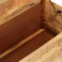 Mesa de centro de madera de mango rugosa 70x70x40 cm de vidaXL, Mesas de centro - Ref: Foro24-243979, Precio: 303,12 €, Descu...