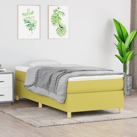 Bettgestell aus grünem Stoff, 80 x 200 cm von vidaXL, Betten und Lattenroste - Ref: Foro24-3120920, Preis: 72,89 €, Rabatt: %