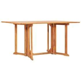 Butterfly folding garden table teak wood 150x90x75 cm by vidaXL, Garden tables - Ref: Foro24-49000, Price: 244,64 €, Discount: %