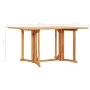 Butterfly folding garden table teak wood 150x90x75 cm by vidaXL, Garden tables - Ref: Foro24-49000, Price: 244,64 €, Discount: %