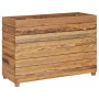 Hochbeet aus recyceltem Teakholz und Stahl, 100 x 40 x 72 cm von vidaXL, Töpfe und Pflanzgefäße - Ref: Foro24-47428, Preis: 2...