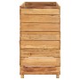 Hochbeet aus recyceltem Teakholz und Stahl, 100 x 40 x 72 cm von vidaXL, Töpfe und Pflanzgefäße - Ref: Foro24-47428, Preis: 2...