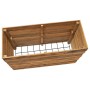 Hochbeet aus recyceltem Teakholz und Stahl, 100 x 40 x 72 cm von vidaXL, Töpfe und Pflanzgefäße - Ref: Foro24-47428, Preis: 2...