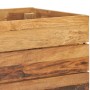 Hochbeet aus recyceltem Teakholz und Stahl, 100 x 40 x 72 cm von vidaXL, Töpfe und Pflanzgefäße - Ref: Foro24-47428, Preis: 2...